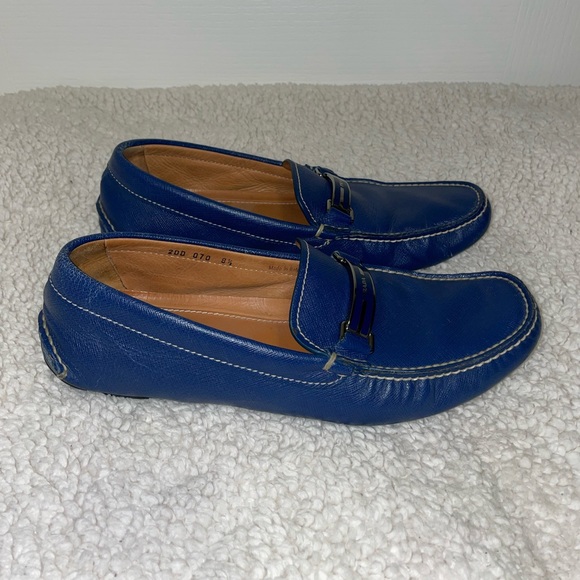 Authentic saffiano leather loafers - Picture 2 of 9